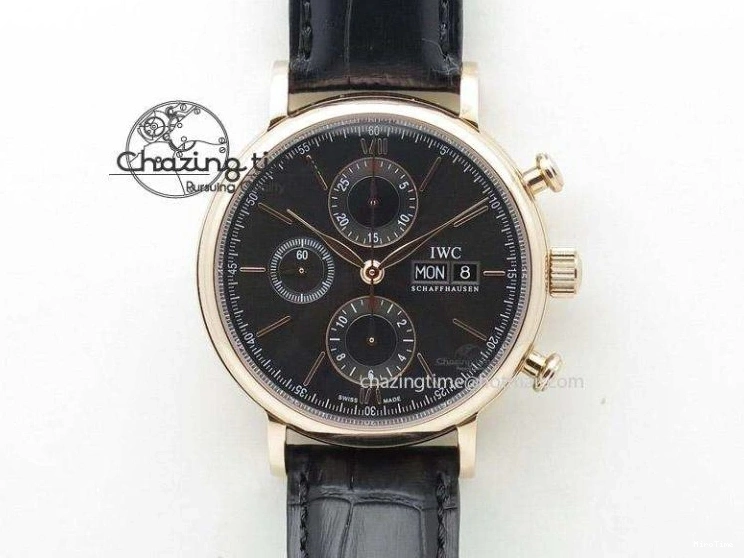 MIROTIME 0504 Affordable Mark XVII IW326501 FKF 1:1 Best Edition Black Dial on Black Leather Strap 7131